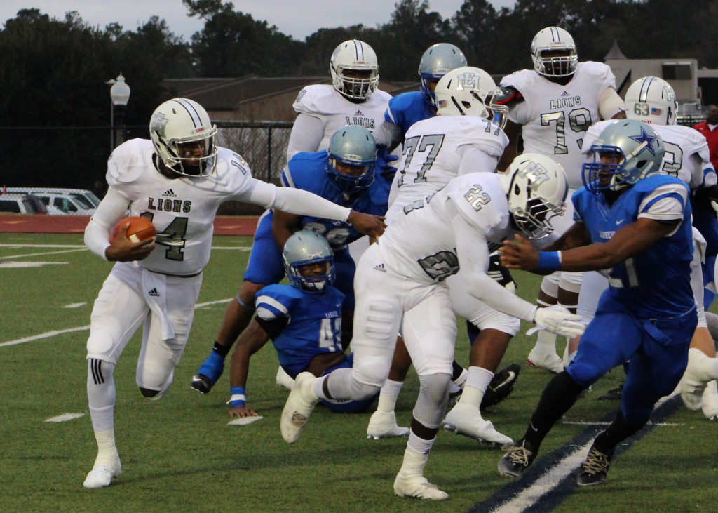 East Mississippi's De'Andre Johnson was named the Lions' Offensive MVP in leading his team to a 27-17 win over Kilgore in the ninth Mississippi Bowl.
